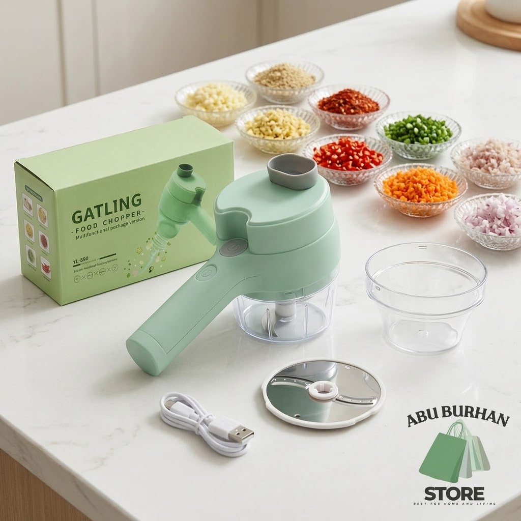 Multifunctional Kitchen Food Processor - Easy to Clean Detachable Parts