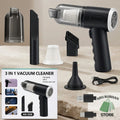 3-in-1 Mini Vacuum Cleaner for Home Use - Lightweight Rechargeable Handheld Duster