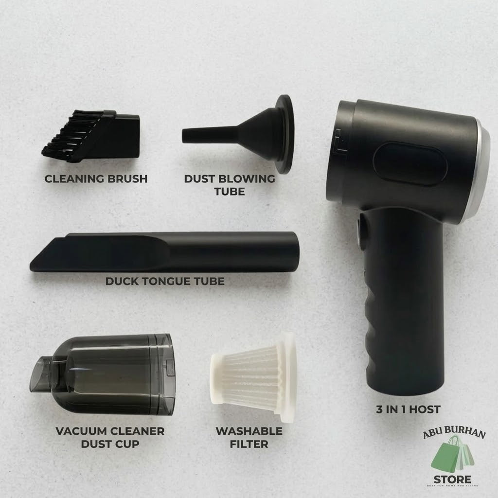 Wireless Handheld Vacuum Cleaner for Car Interior - Powerful Suction Portable Cleaner